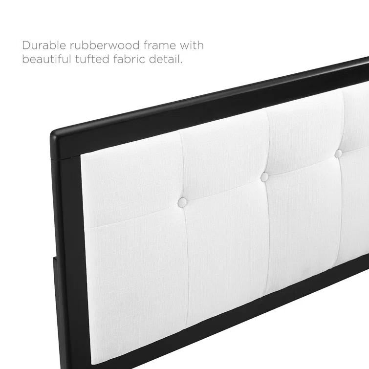 Modway Willow Wood Platform Bed with Angular Frame