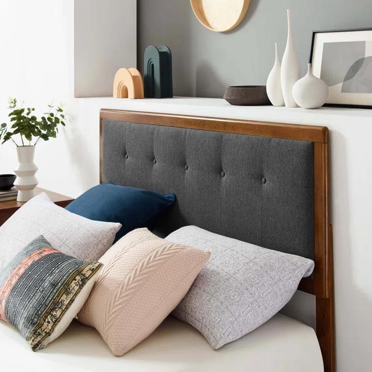Willow Wood Platform Bed with Angular Frame