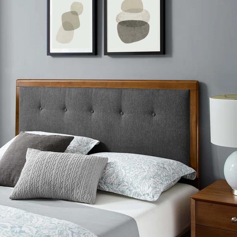 Willow Wood Platform Bed with Splayed Legs