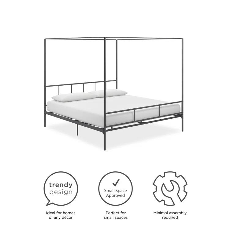 Marion Metal Canopy Bed