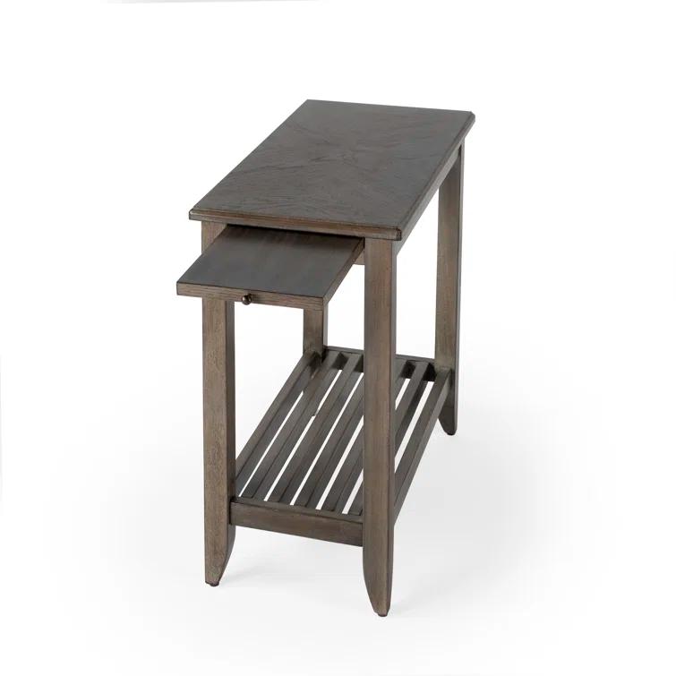 Butler Specialty Loft Transitional Chairside Table In Dusty Trail