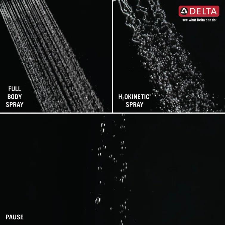 Vero Single Spray Hand Shower with Slide Bar, Handheld Shower Head, Slide Bar Hand Shower 1.75 GPM