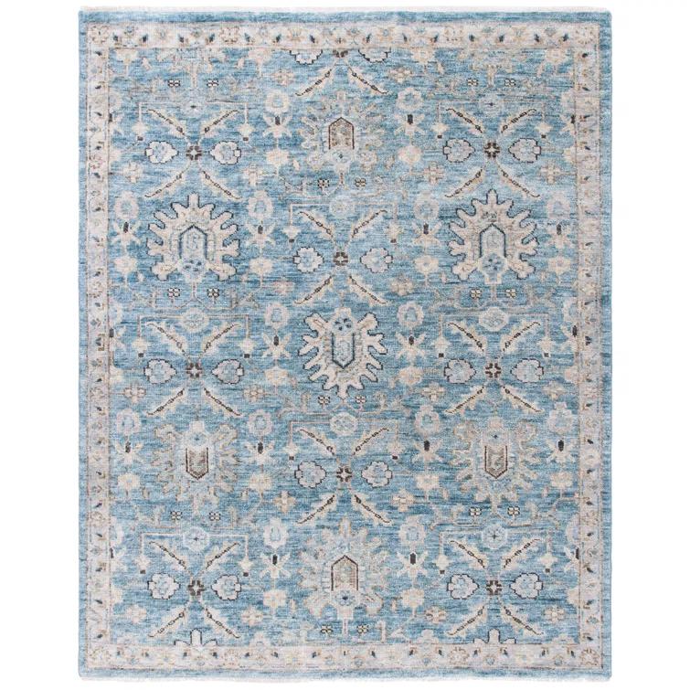 Safavieh Oriental Hand Knotted 80% Wool And 20% Cotton Oriental Rug
