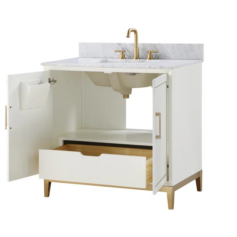 Gracie 36'' Single Bathroom Vanity with Ceramic Top