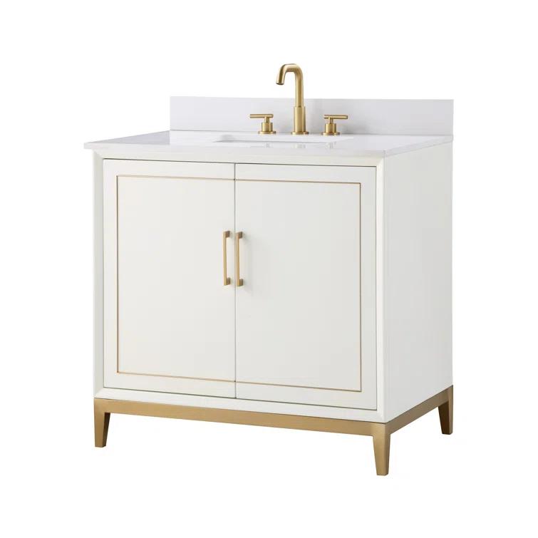 Gracie 36'' Single Bathroom Vanity with Ceramic Top