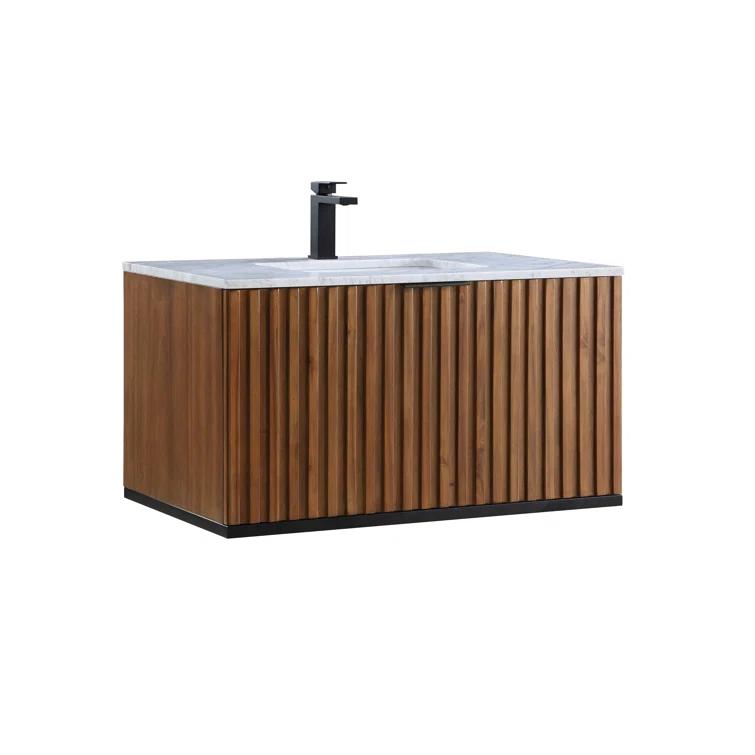 Terra 36" Wall-Mounted Single Bathroom Vanity Set