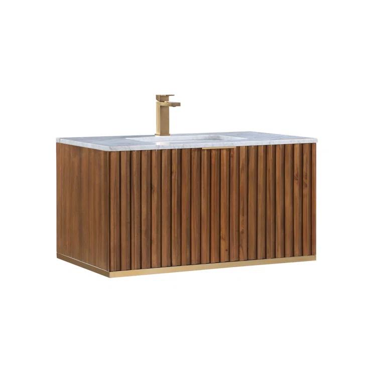 Terra 36" Wall-Mounted Single Bathroom Vanity Set