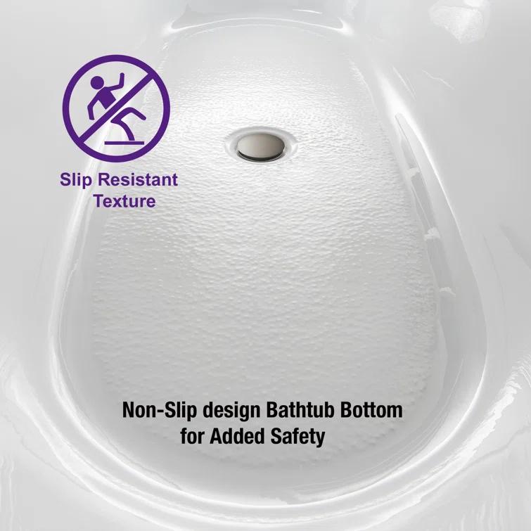 Ophelia 71" x 32'' Freestanding Soaking Acrylic Bathtub