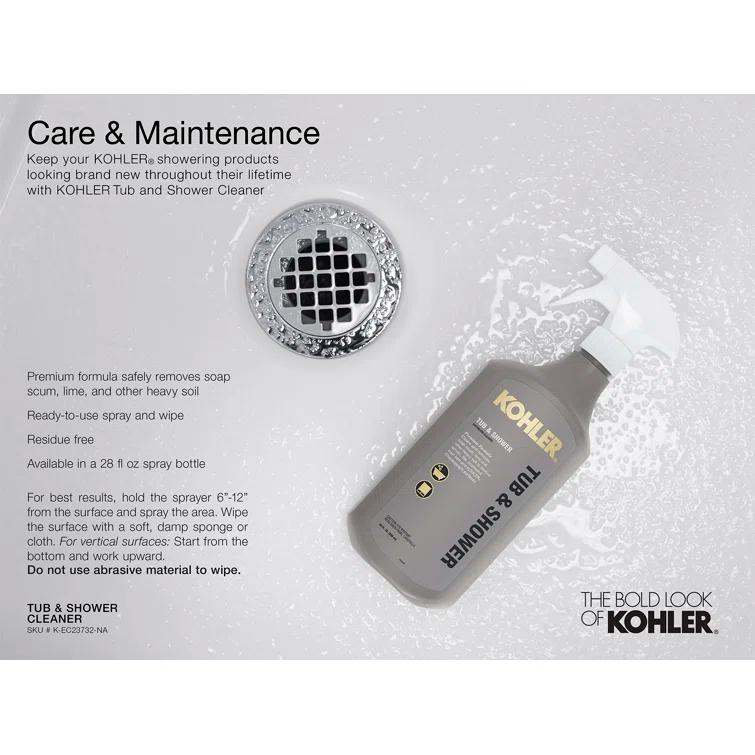 Archer® 60" x 60" Single Threshold Acrylic Alcove Shower Base, Center Drain