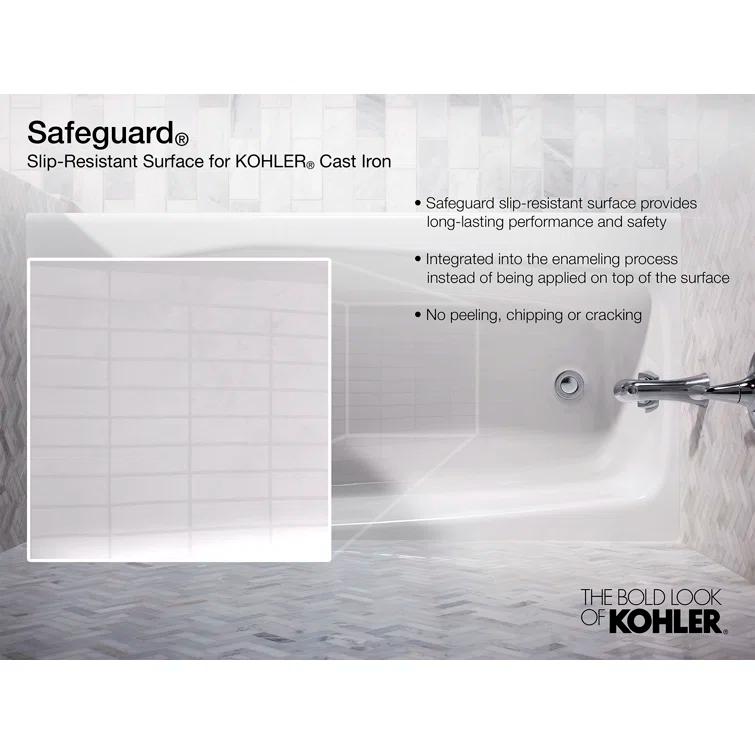 Tea-for-Two for Two 60" x 32" Drop-In Soaking Bathtub