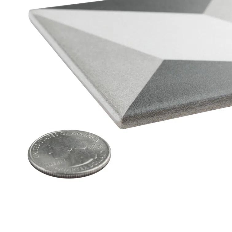 Merola Tile Twenties 4" x 4" Ceramic Patterned Wall & Floor Tile