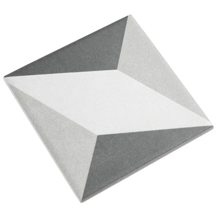 Merola Tile Twenties 4" x 4" Ceramic Patterned Wall & Floor Tile