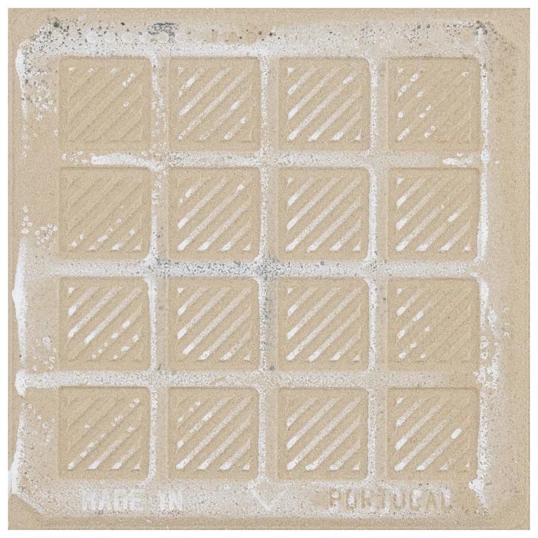 Revival Leaf Mini 4" x 4" Ceramic Patterned Wall & Floor Tile