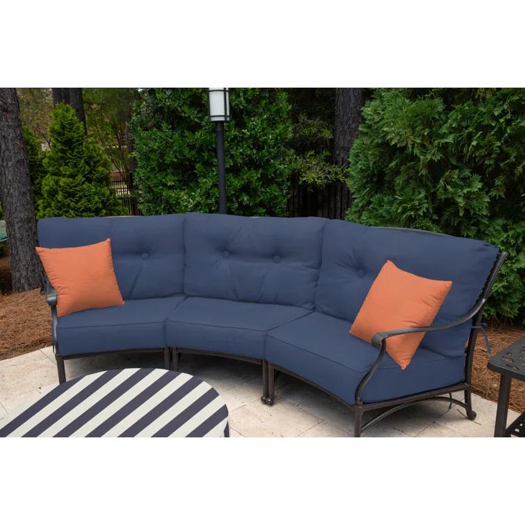 Casual Cushion Solid Sunbrella® Fabric 1-Piece Indoor/Outdoor Square Throw Pillow, 15"W x 15"L