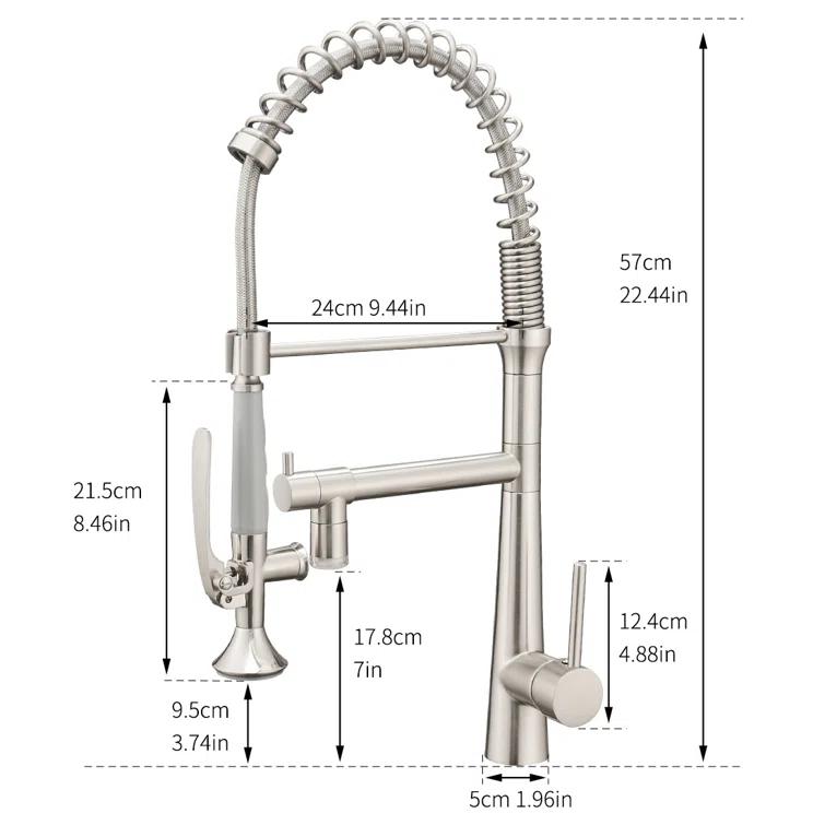 Clihome Pull Down Kitchen Faucet