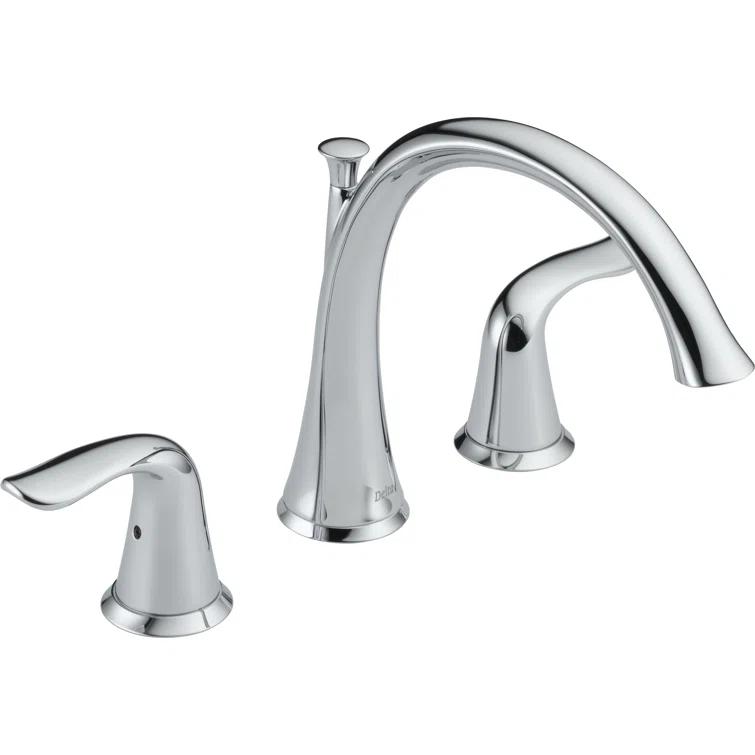Lahara Double Handle Deck Mounted Roman Tub Faucet Trim