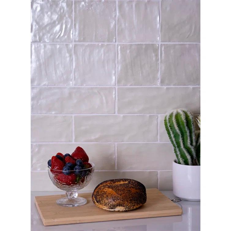 Apollo Tile 38 pack 2.5 in. x 8 in. Polished and Honed Ceramic Subway Wall Tile (5.38 sq. ft./Case)