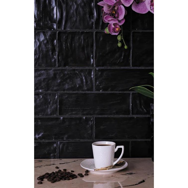 Apollo Tile 38 pack 2.5 in. x 8 in. Polished and Honed Ceramic Subway Wall Tile (5.38 sq. ft./Case)