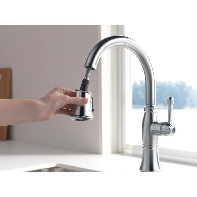 Cassidy Pull Down Sprayer Kitchen Sink Faucet, Single Handle Kitchen Faucet