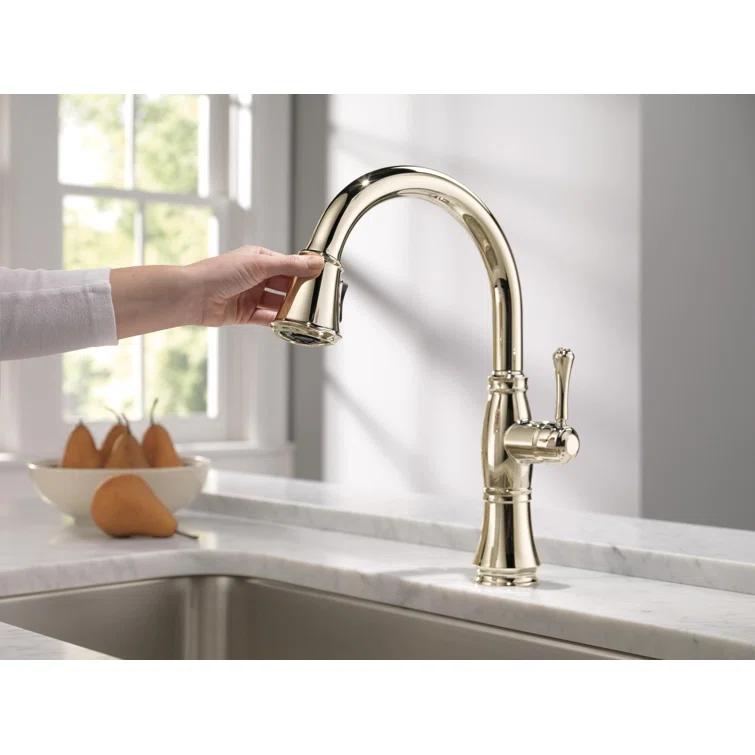 Cassidy Pull Down Sprayer Kitchen Sink Faucet, Single Handle Kitchen Faucet