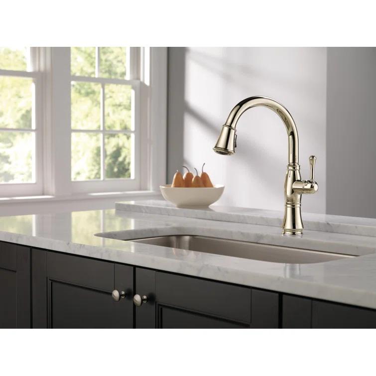Cassidy Pull Down Sprayer Kitchen Sink Faucet, Single Handle Kitchen Faucet