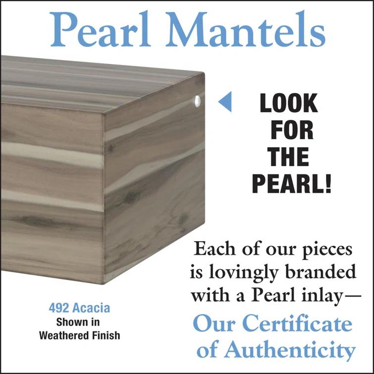 Acacia Fireplace Mantel Shelf