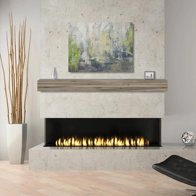 Acacia Fireplace Mantel Shelf