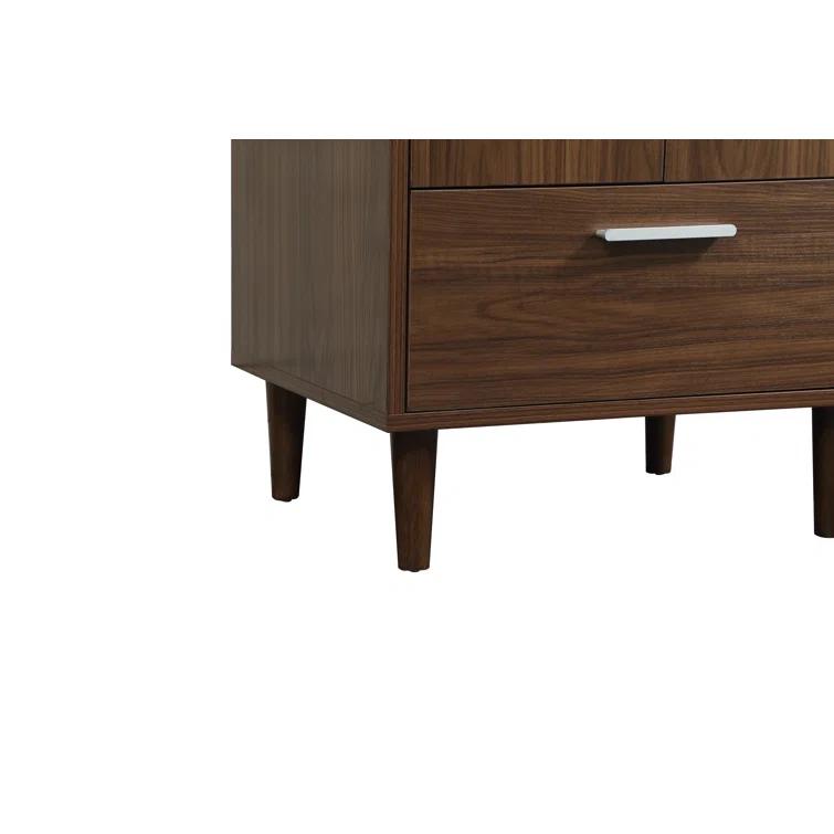 Baldwin 24'' Single Bathroom Vanity with Engineered Marble Top
