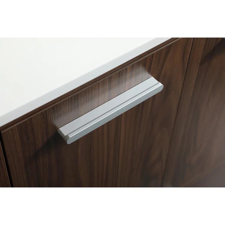 Baldwin 24'' Single Bathroom Vanity with Engineered Marble Top