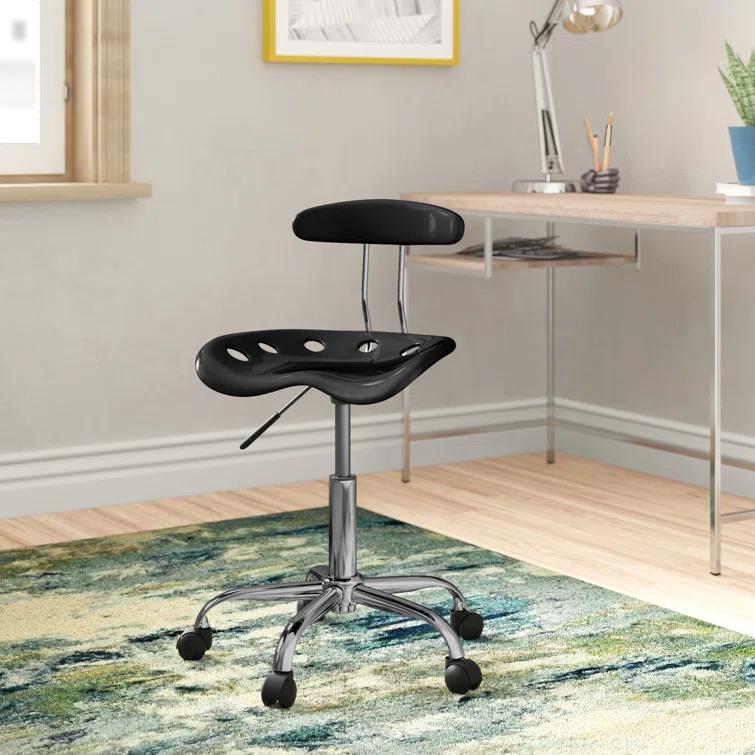 Flash Furniture Bonavant Adjustable Swivel Chair for Desk and Office with Tractor Seat