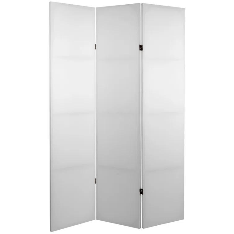 Oriental Furniture 6 ft. Tall Do It Yourself Canvas Room Divider - 3 Panel