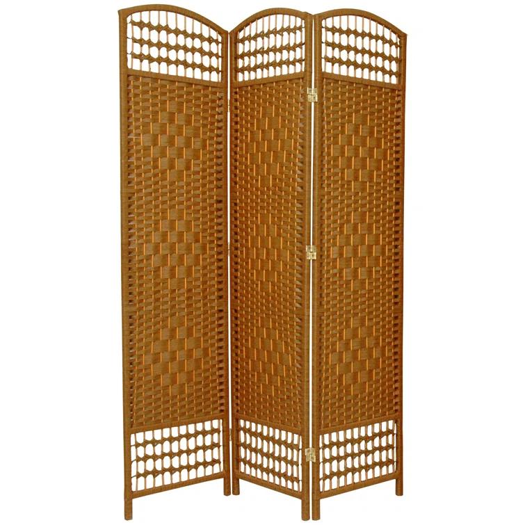 67" x 64" Weave 5 Panel Room Divider