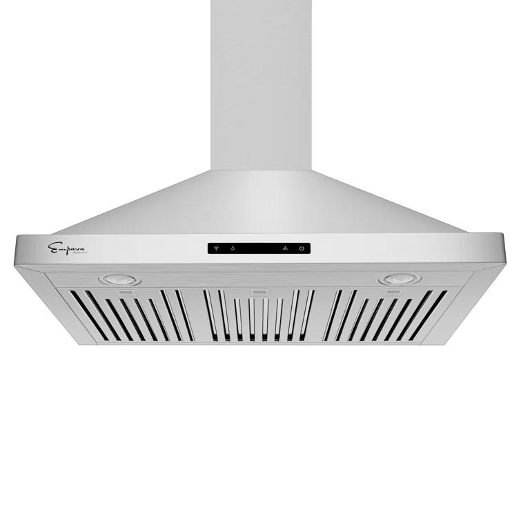Empava Empava 36" Metal 380 CFM Convertible Wall Range Hood with Baffle Filter