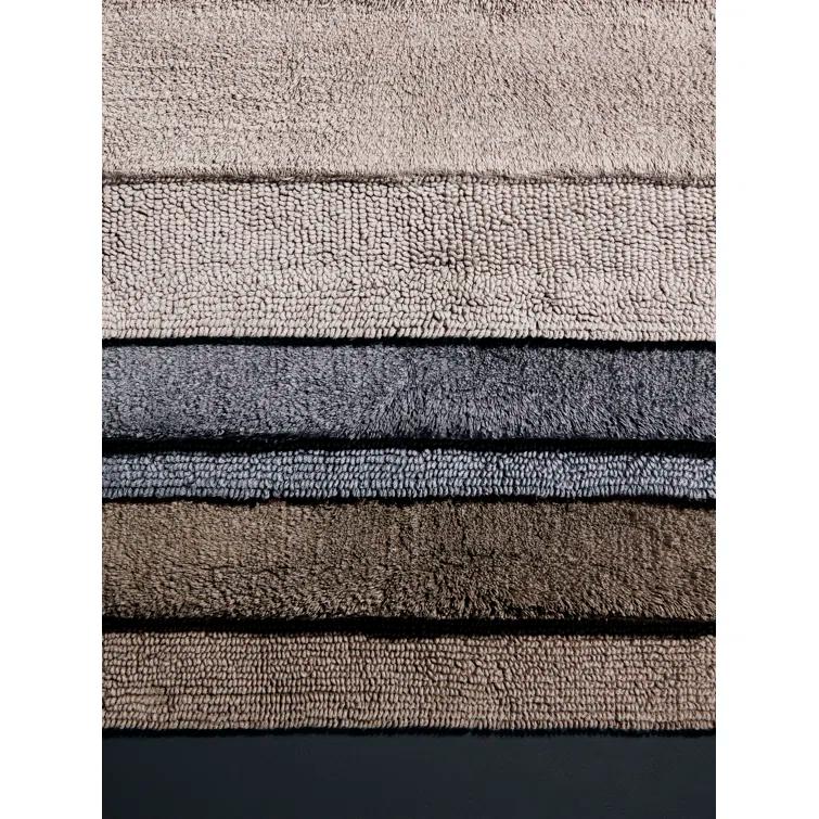 TWIN 100% Cotton Reversible Bath Rug - Square