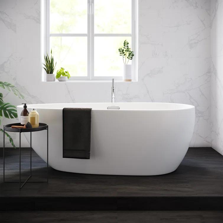 Swiss Madison SM-DB565 Voltaire 66" x 32" Alcove Bathtub