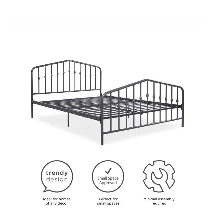 Bushwick Metal Platform Bed