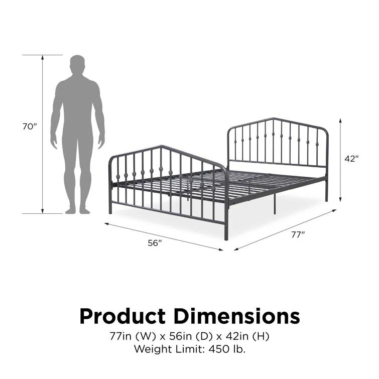 Bushwick Metal Platform Bed