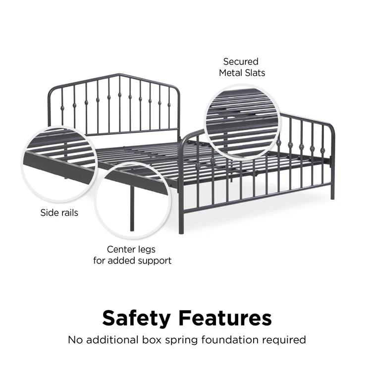 Bushwick Metal Platform Bed