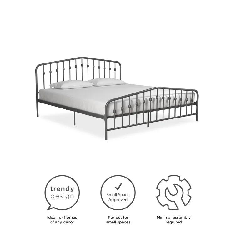 Bushwick Metal Platform Bed
