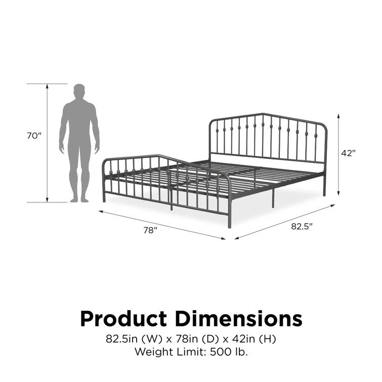 Bushwick Metal Platform Bed