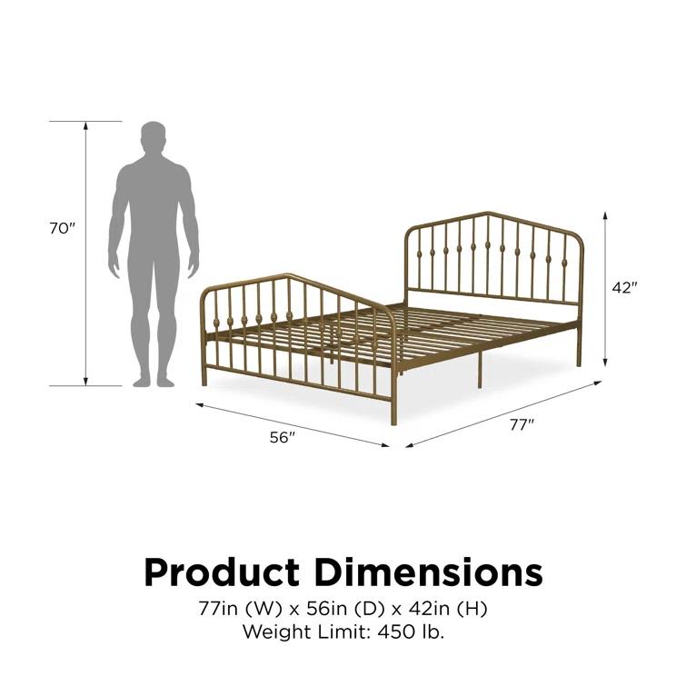 Bushwick Metal Platform Bed