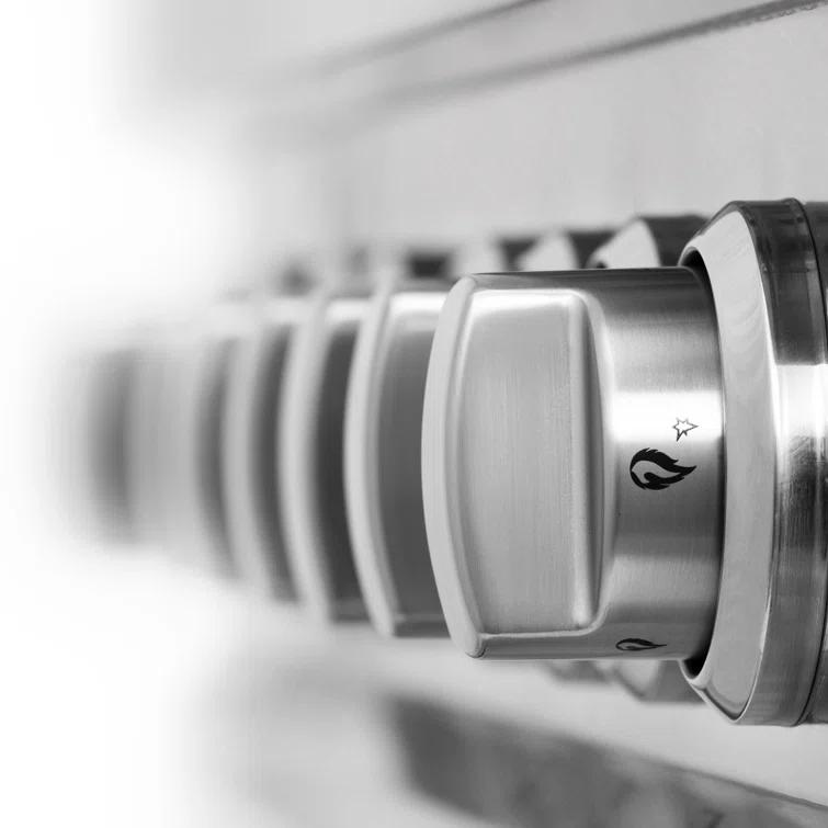 ZLINE ZLINE 36 in. Legacy Dual Fuel Range in Satin Stainless Steel w/ Door RAS-SN-36