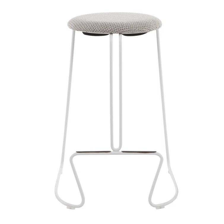 Premo Upholstered Counter Stool with Metal Frame