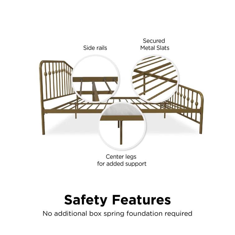 Bushwick Metal Platform Bed