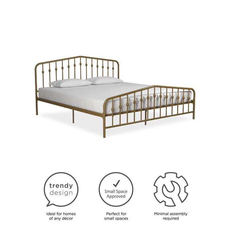Bushwick Metal Platform Bed