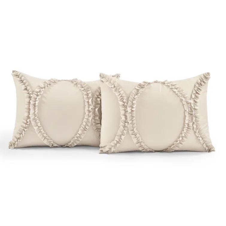 Reyna Microfiber Traditional 3 Piece Comforter Set