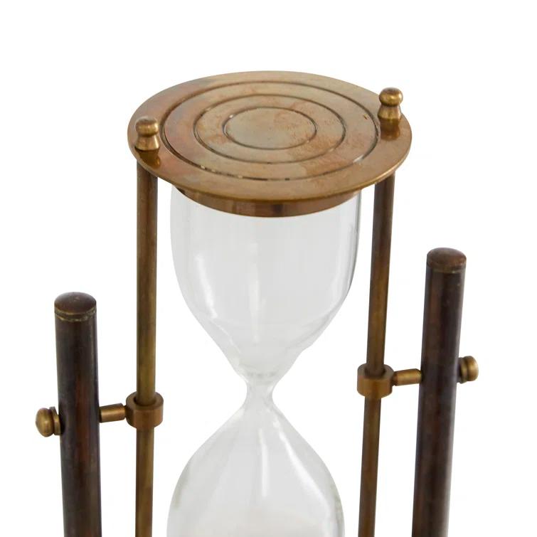 Tess Small Antique Rotating Sand Timer