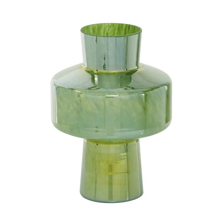 The Novogratz Glass Decorative Green Vase