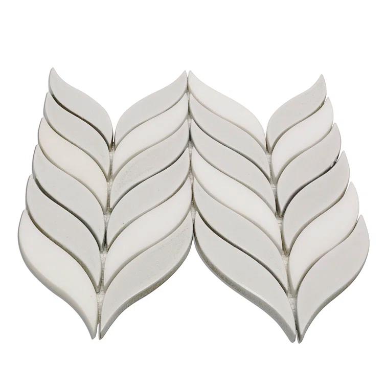 Divine Sprig 2" x 3" Ceramic Mosaic Wall Tile (0.86 Sq. Ft. / Sheet)
