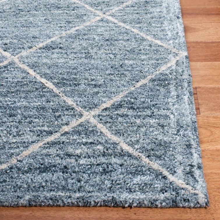 Moniz Hand Tufted Wool Geometric Rug